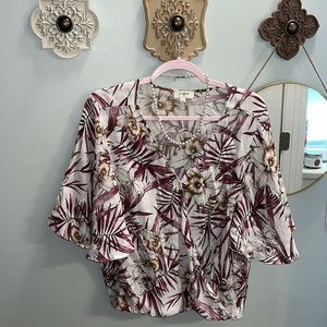 Umgee Medium Floral Blouse